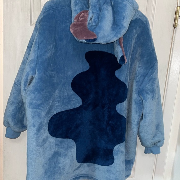 Blue  Stitch Character Kids Hoodie - Picture 3 of 4